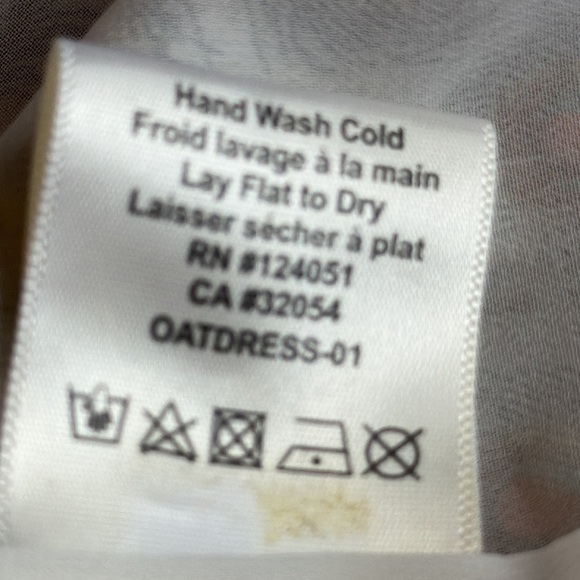 Anthropologie Oat + Fawn Peacock Feather Mini Dress Size Small - Picture 8 of 9